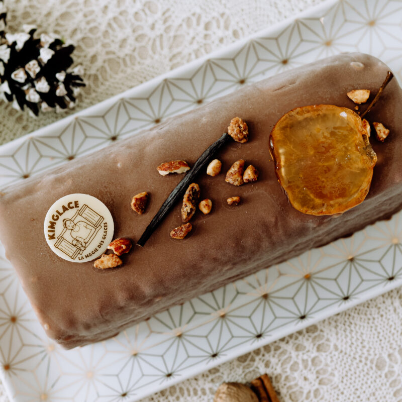 Bûche de Noël Vanille Épices de Noël